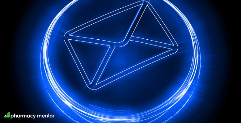 digital button for email marketing for pharmacies