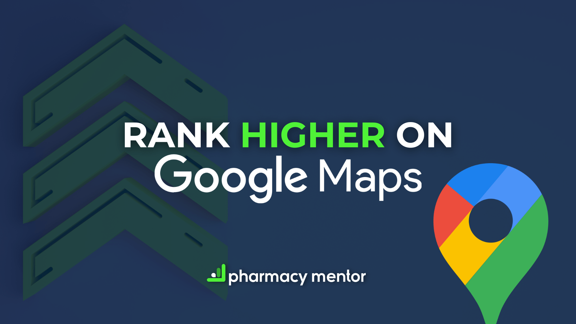 rank higher on google maps for pharmacies