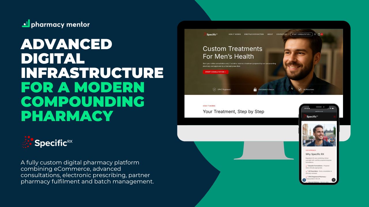 Specific Rx compounding pharmacy platform case study artwork