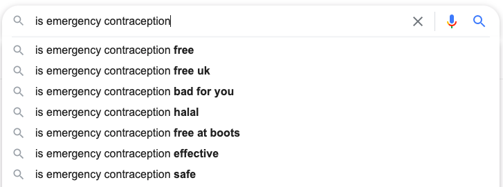 google questions about ehc