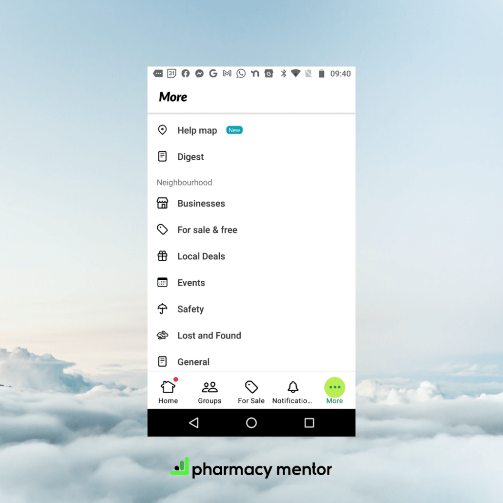 nextdoor features you can use as a pharmacy