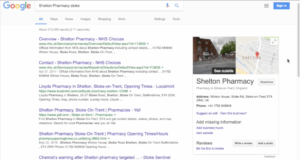 Google My Business Shelton Pharmacy