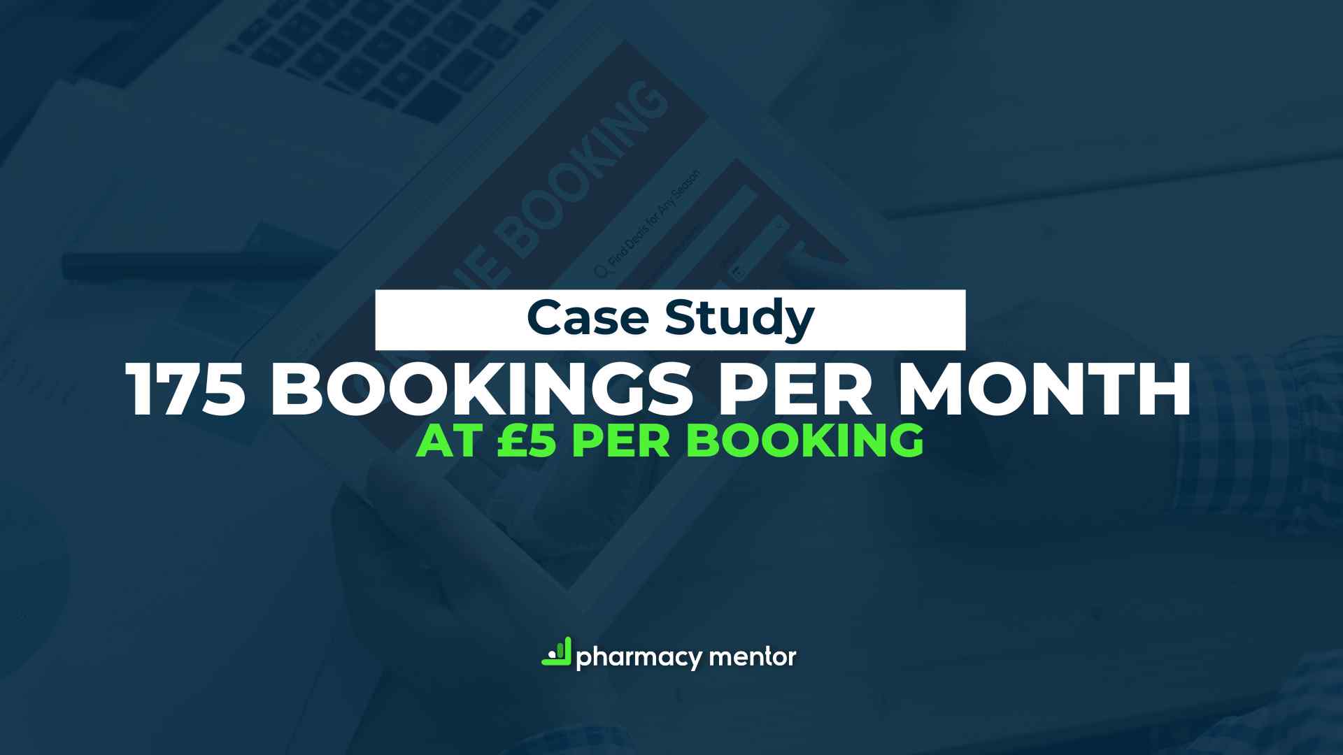 Pharmacy Mentor case study artwork about generating pharmacy service bookings