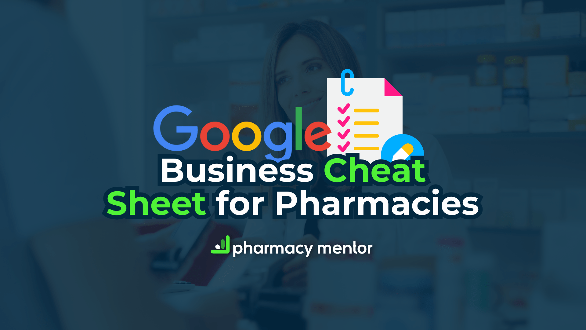 cheat sheet for pharmacies