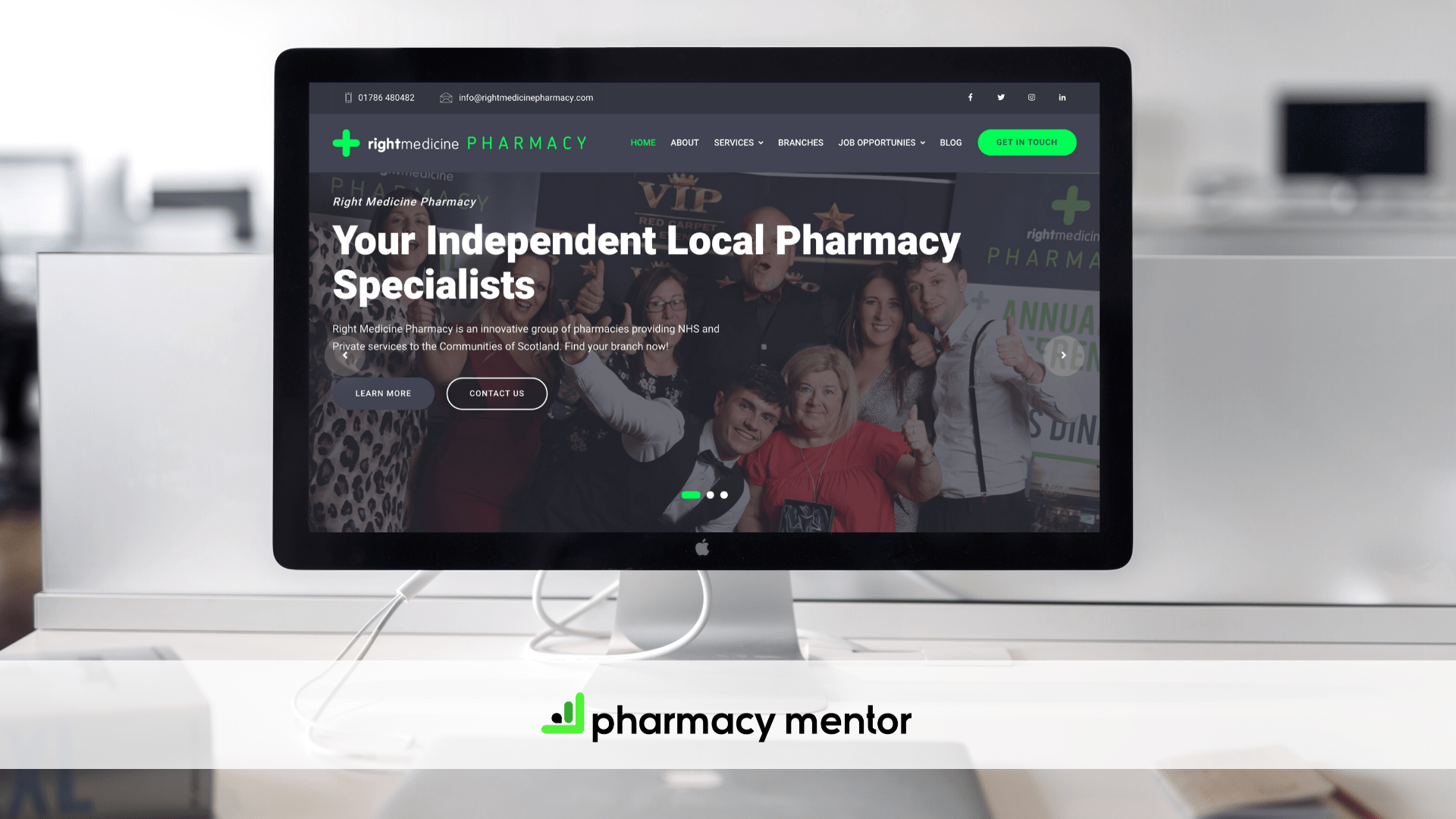 Pharmacy website company
