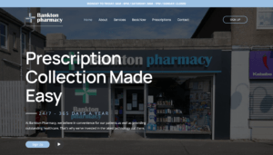 Pharmacy website design 2