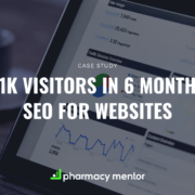81k visitors in 6 months - seo for websites