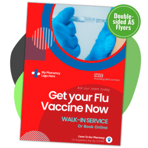 Flu jab flyers