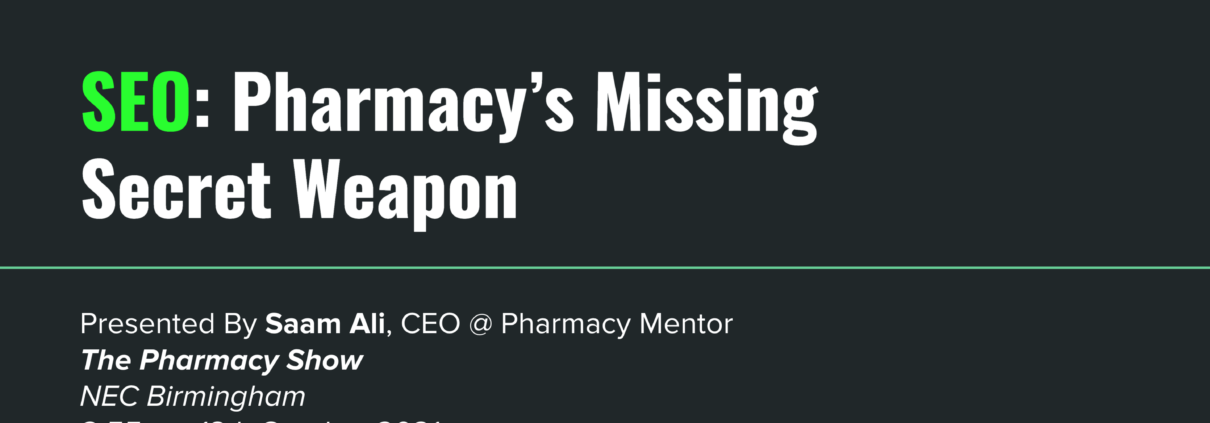 SEO: Pharmacy’s Missing Secret Weapon