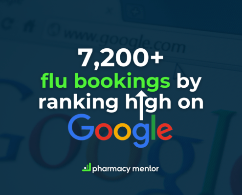7,200 flu bookings by ranking high on google